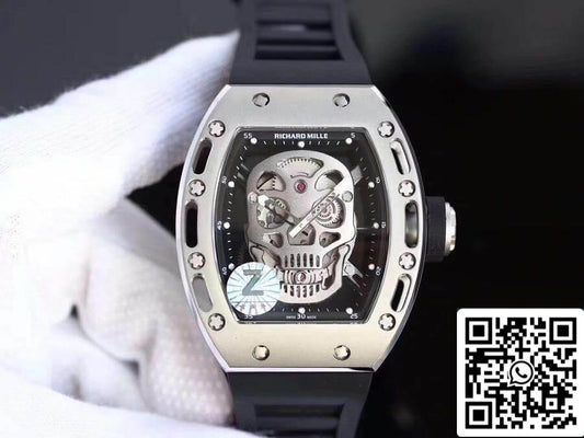 Richard Mille RM052 Z Fabbrica 1:1 Best Edition Swiss ETA6T51 Black Dial with Skull