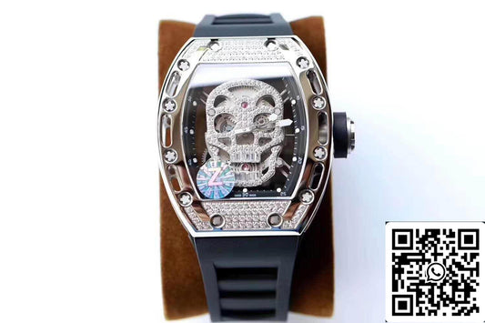 Richard Mille RM052 Z Fabbrica 1:1 Best Edition Swiss ETA6T51 black cinturino