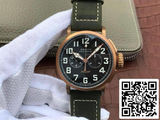 Zenith Pilot 29.2430.4069/21.C800 XF Fabbrica 1:1 Best Edition Swiss ETA7750