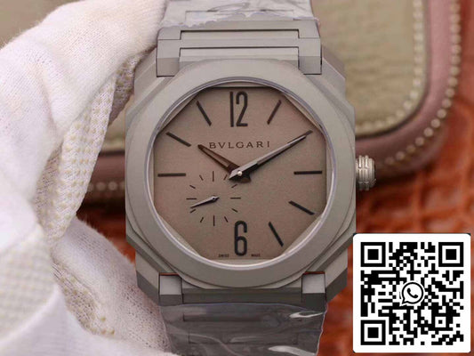 Bvlgari Octo Finissimo 102713 1:1 edición mejor BV Fabbrica Grigio quadrante