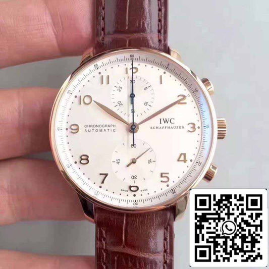Cronógrafo Português IWC IW371445 ZF Fabbrica 1:1 Melhor Edição Suíço ETA7750