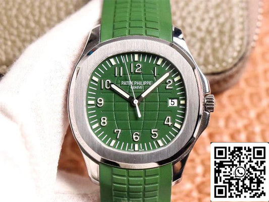 Patek Philippe Aquanaut 5168G 1:1 Best Edition ZF Fabbrica green dial Swiss Cal.324 SC