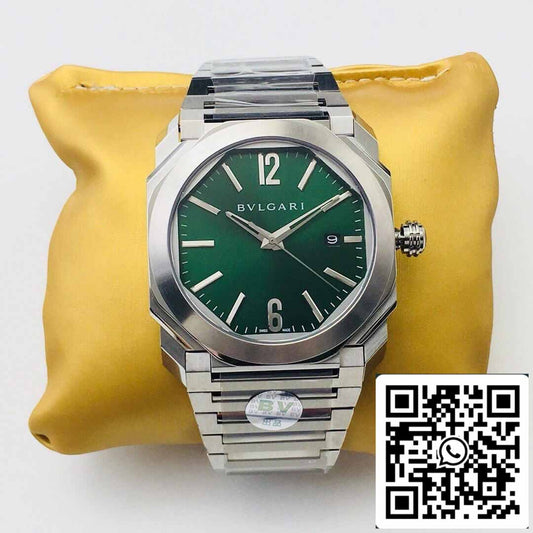 Bvlgari OCTO SOLOTEMPO 101963 BGOP41BGLD 1:1 edición mejor BV Fabbrica quadrante verde