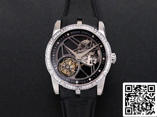 Roger Dubuis Excalibur RDDBEX0393 1:1 edizione migliore JB Fabbrica Tourbillon V3 Diamond Swiss RD505SQ