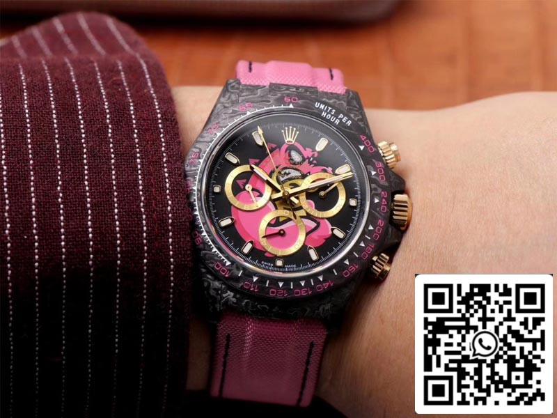 Rolex Daytona Cosmos Pink Exploded Dragon 1:1 Best Edition WWF Fabbrica Swiss ETA7750