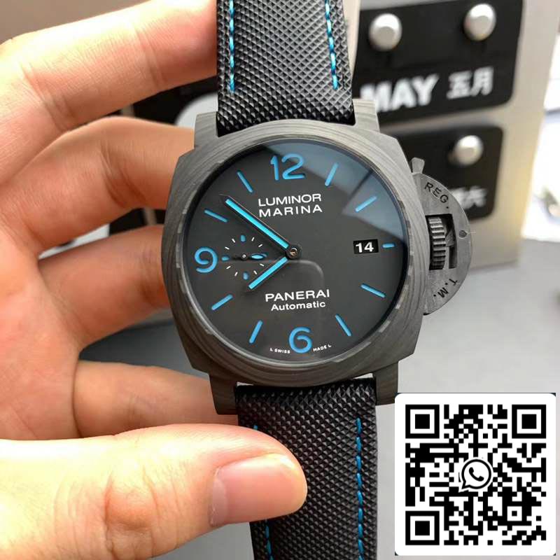 Panerai Luminor PAM01661 1:1 edizione migliore VS Fabbrica Nero Carbonio Swiss P9010