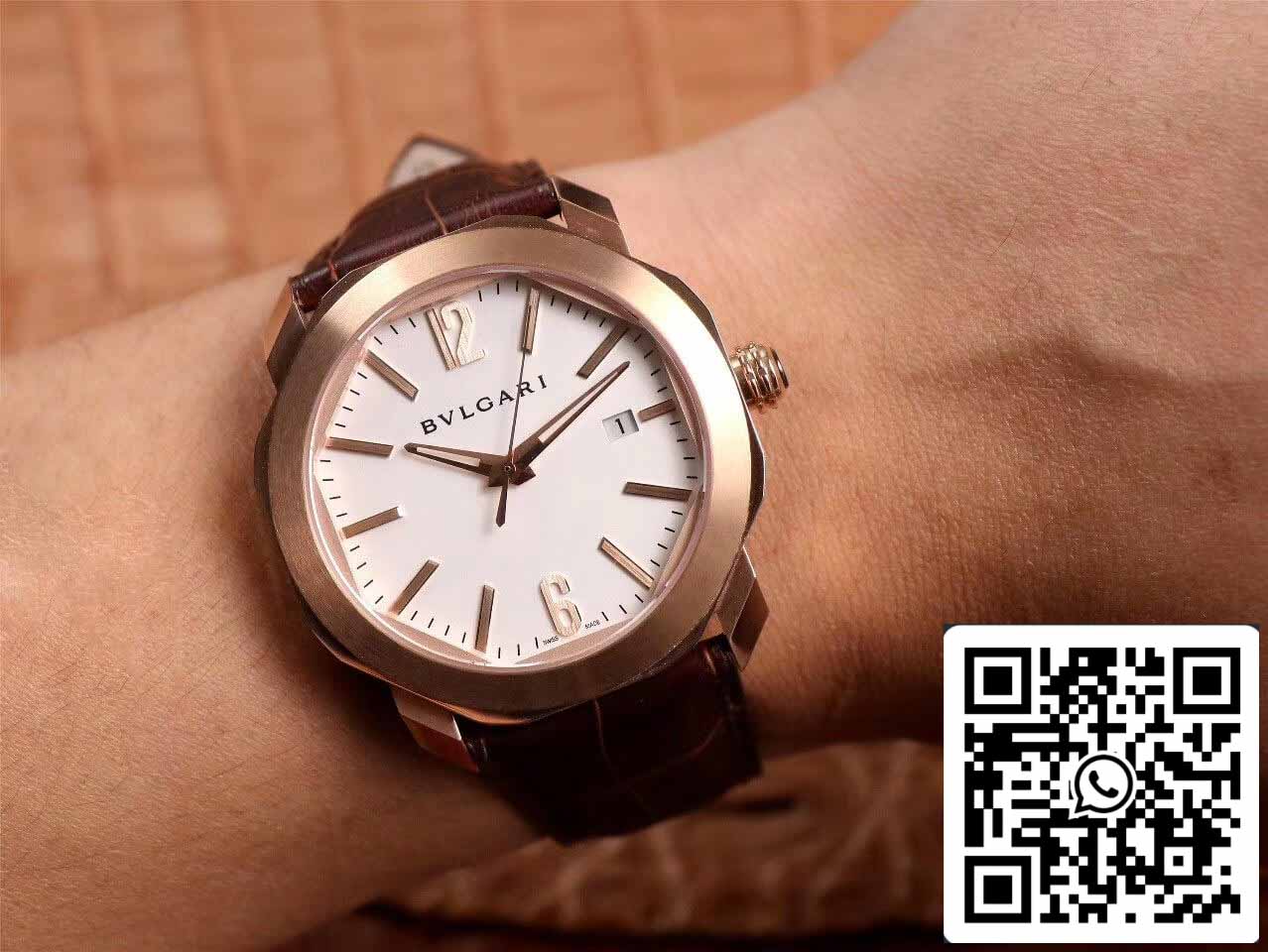 Bvlgari Octo 1:1 edición mejor BV Fabbrica quadrante bianco