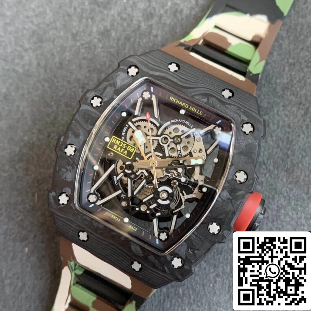 Richard Mille RM35-02 1:1 Best Edition KV Fabbrica V3 Camouflage cinturino