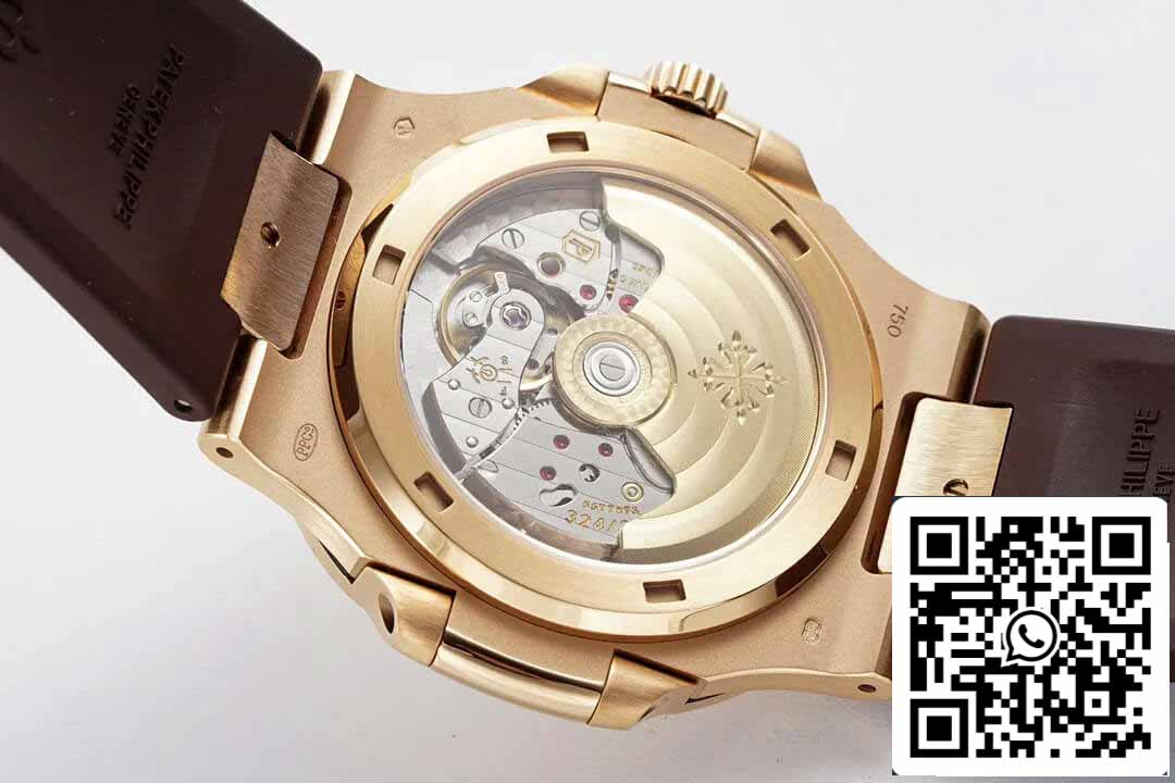 Patek Philippe Nautilus 5711 1:1 Best Edition PPF Fabbrica Brown Rubber cinturino