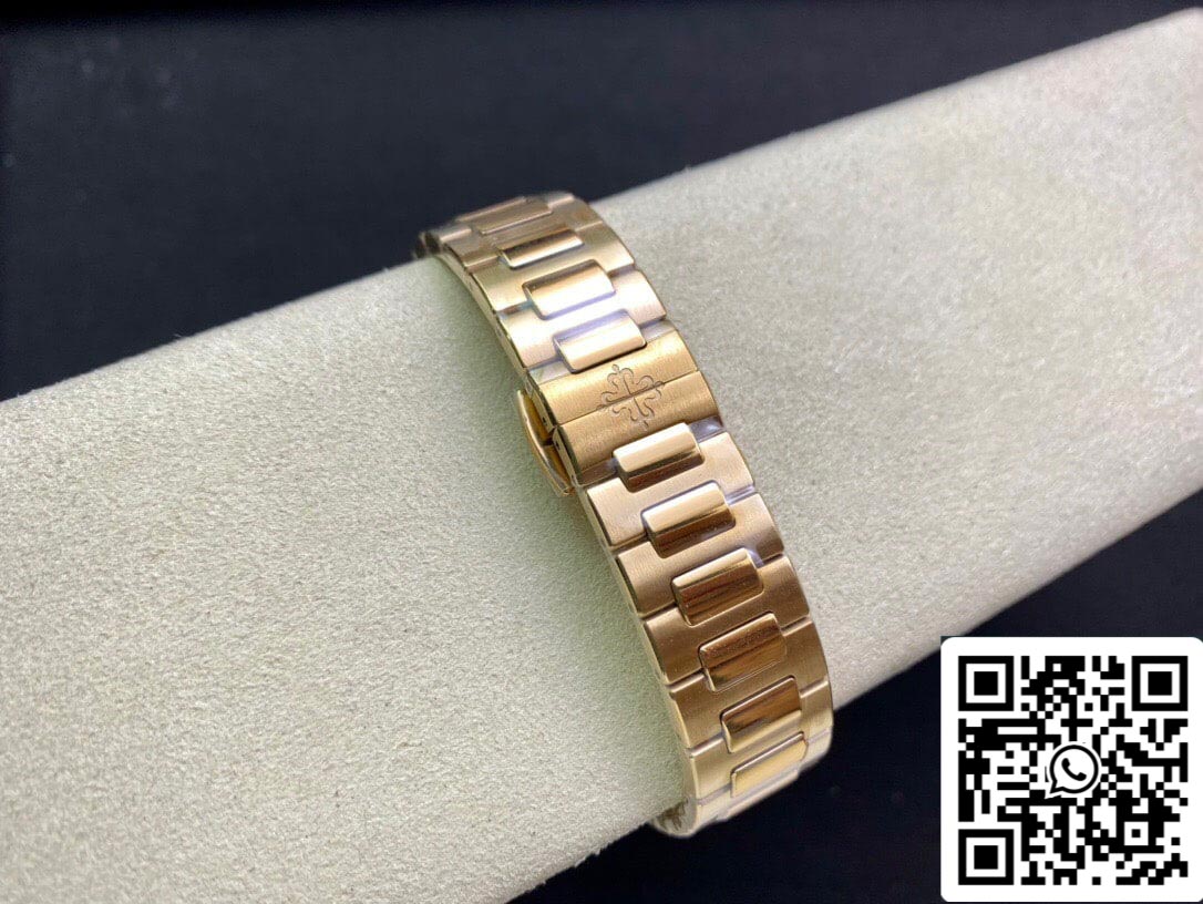 Patek Philippe Nautilus Ladies 7118/1200R-001 1:1 edizione migliore 3K Fabbrica Rosa Oro