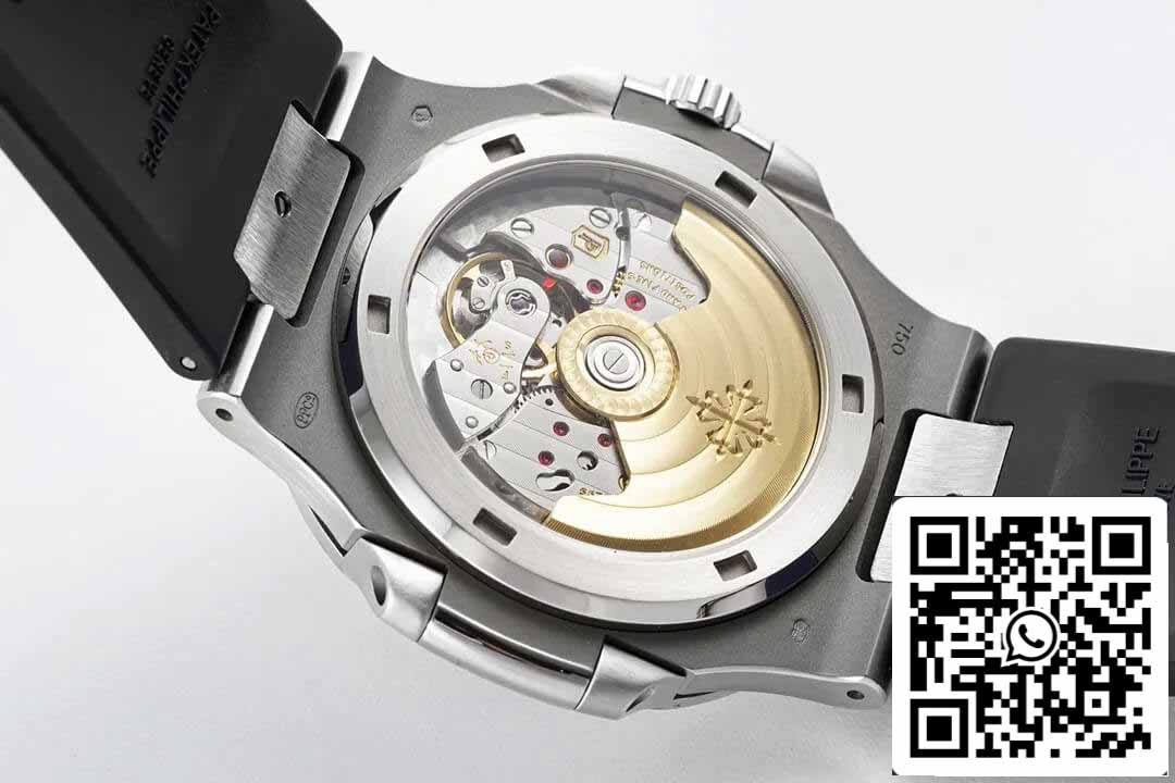 Patek Philippe Nautilus 5711 1:1 Best Edition PPF Fabbrica White Dial Rubber cinturino
