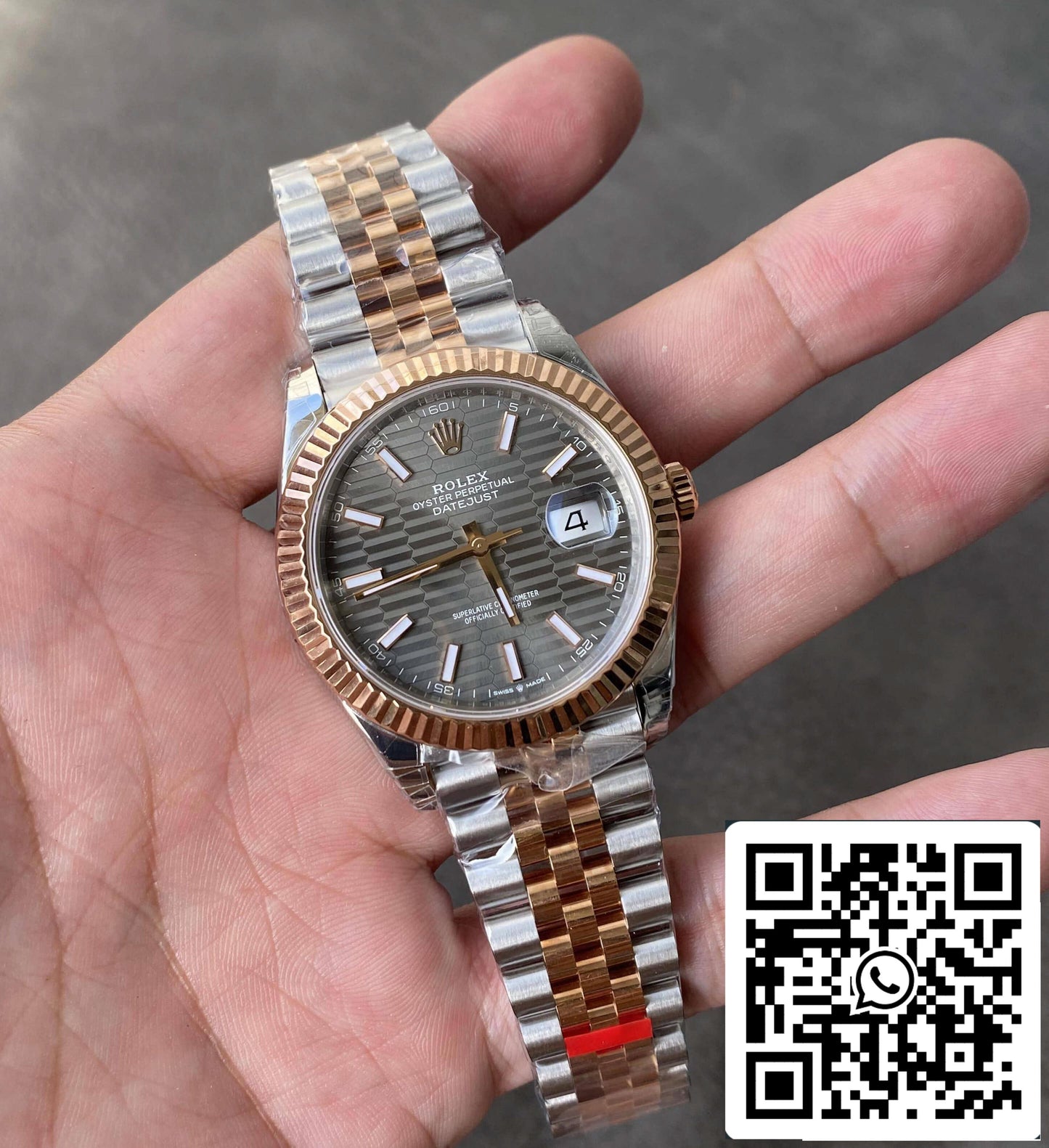 Rolex Datejust M126231-0029 36MM 1:1 edizione migliore VS Fabbrica Gray quadrante