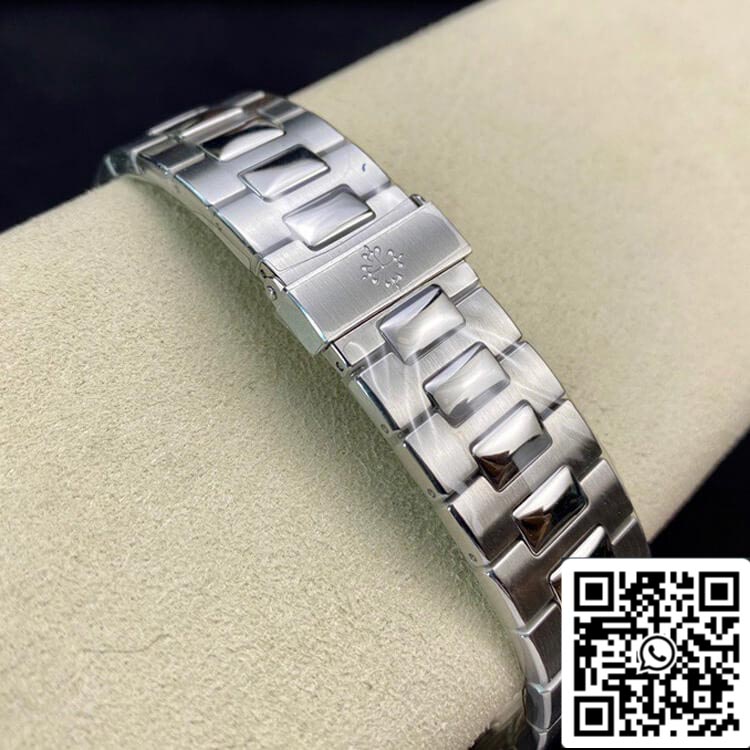 Patek Philippe Nautilus 5713/1G-010 1:1 Best Edition PPF Fabbrica V4 White Dial Swiss ETA324