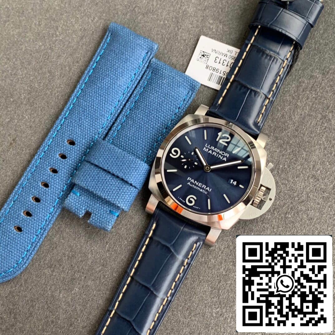 Panerai Luminor PAM01313 1:1 edizione migliore VS Fabbrica quadrante blu