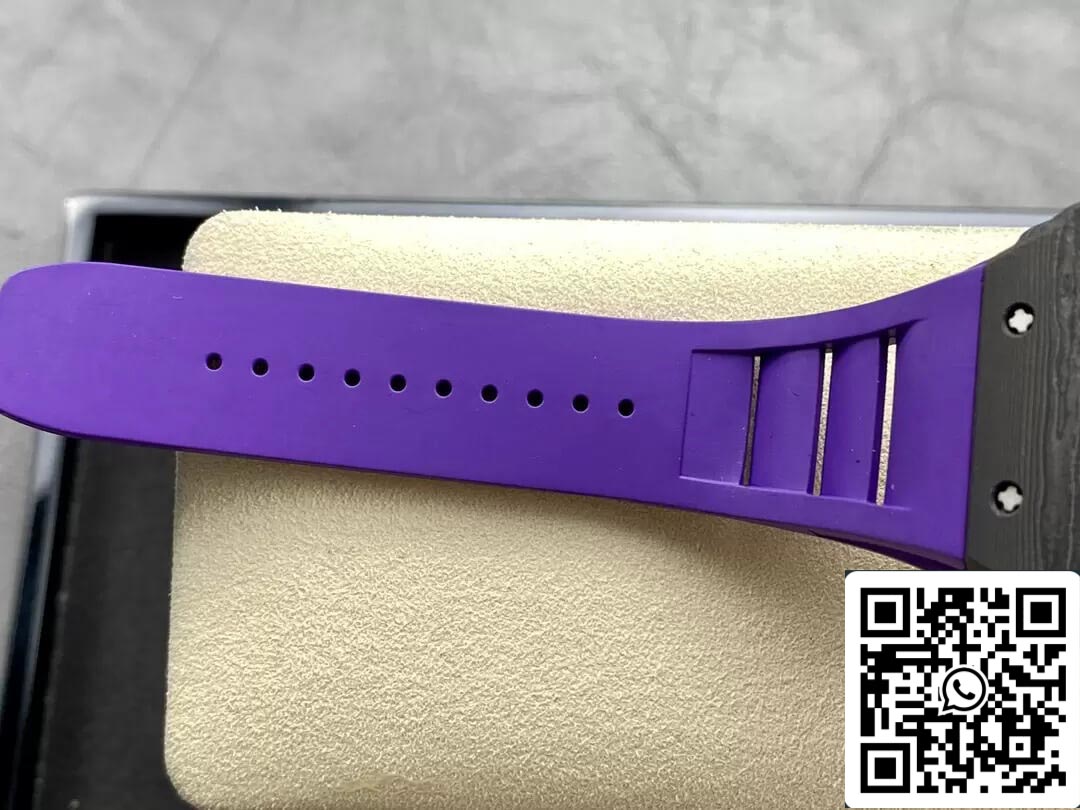 Richard Mille RM35-02 1:1 Best Edition T+ Fabbrica NTPT Carbon Fiber Purple cinturino