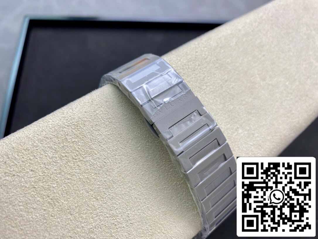 Bvlgari Octo Finissimo 102713 BGO40C14TTXTAUTO 1:1 edizione migliore BV Fabbrica Argento Grey quadrante