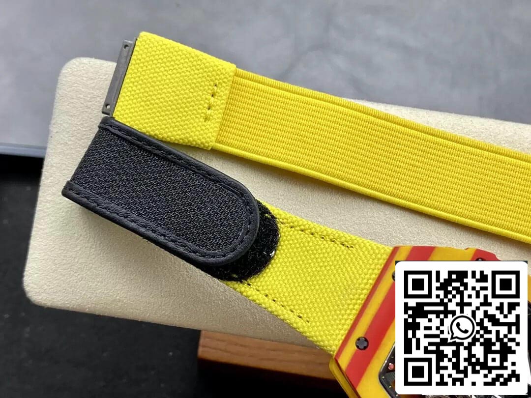 Richard Mille RM27-03 Tourbillon 1:1 edizione migliore BBR Fabbrica Yellow cinturino