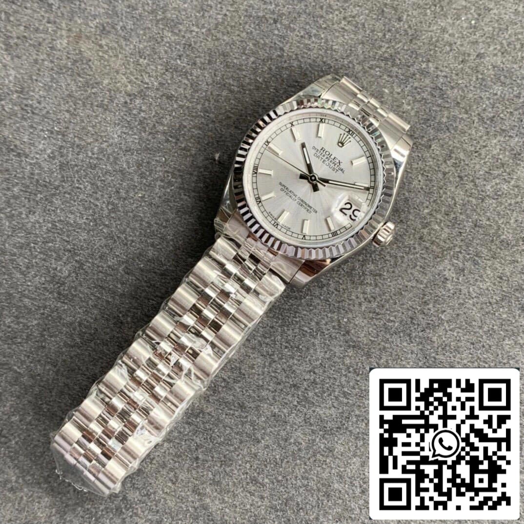 Rolex Datejust M278274-0012 1:1 edizione migliore GS Fabbrica quadrante argento