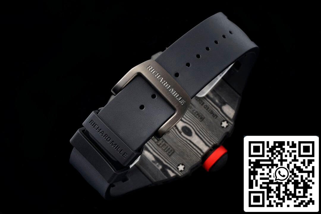 Richard Mille RM27-03 Rafael Nadal Tourbillon 1:1 Best Edition RM Fabbrica Black Rubber cinturino