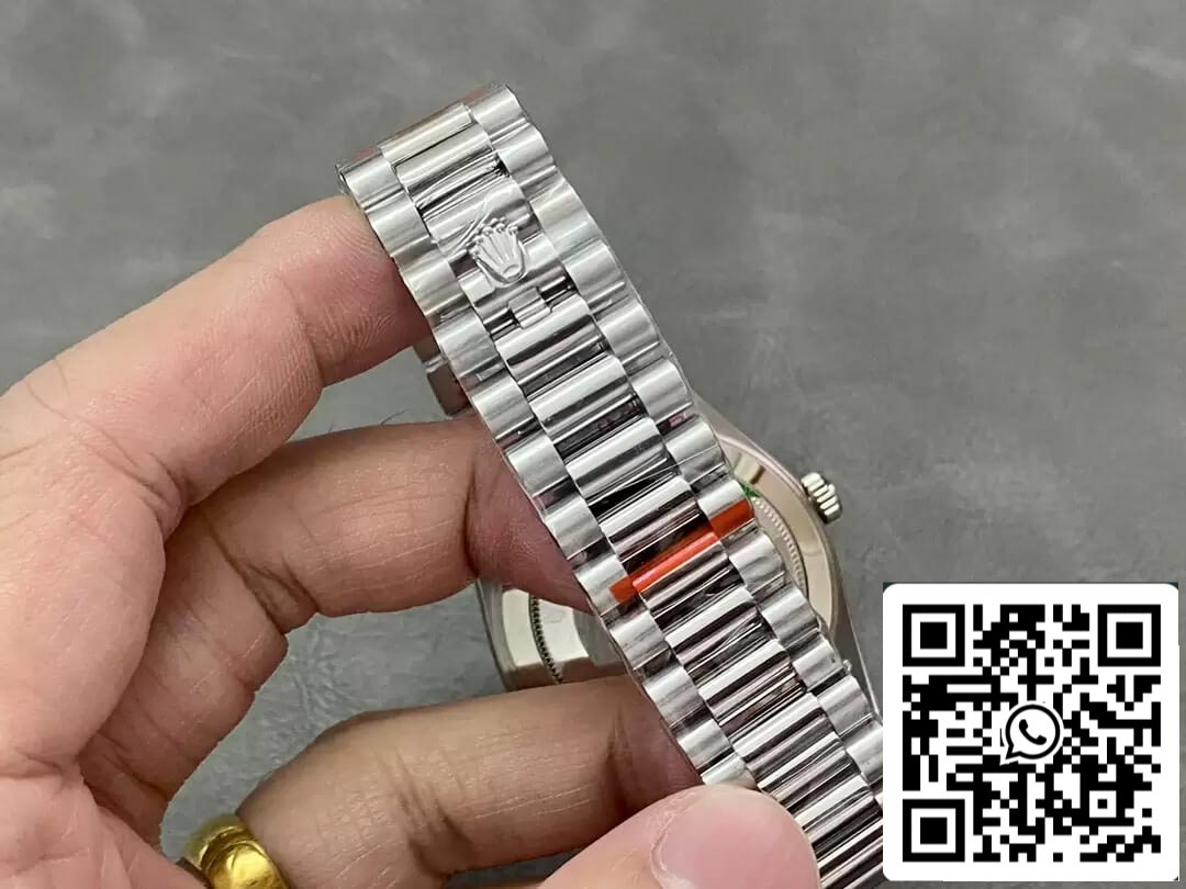 Rolex Day Date M228236-0002 1:1 edição melhor GM Fabbrica quadrante argento V2