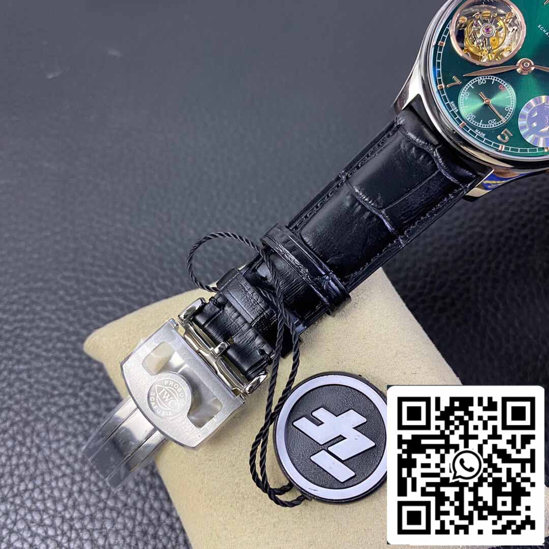 IWC Portuguese Tourbillon 1:1 Best Edition ZF Fabbrica Green Dial