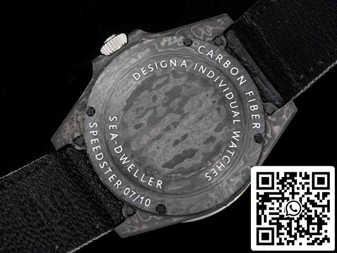 Rolex Sea-Dweller 1:1 edição melhor Diw Fabbrica fibra de carbono Nero cinturino