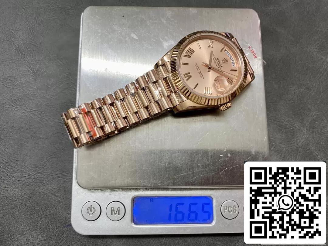 Rolex Day Date M228235-0001 1:1 edición mayor GM Fabbrica Rosa Oro V2
