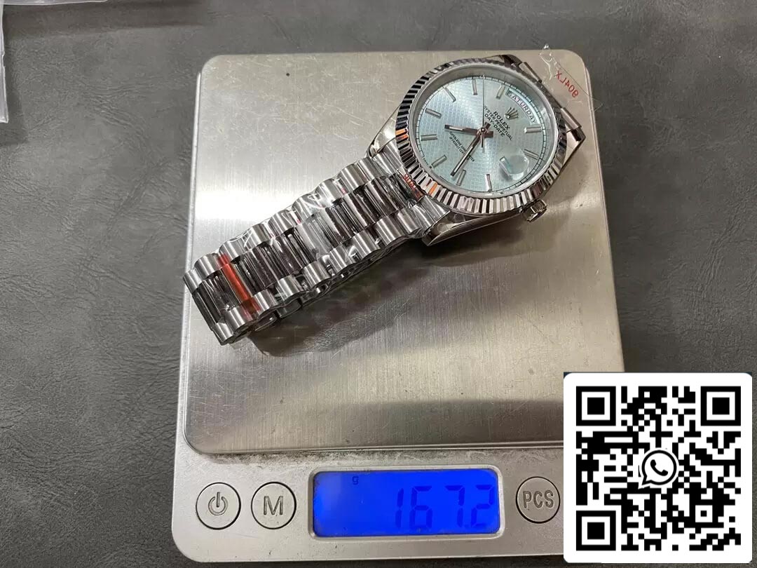 Rolex Day Date M228236 1:1 edizione migliore GM Fabbrica quadrante blu V2