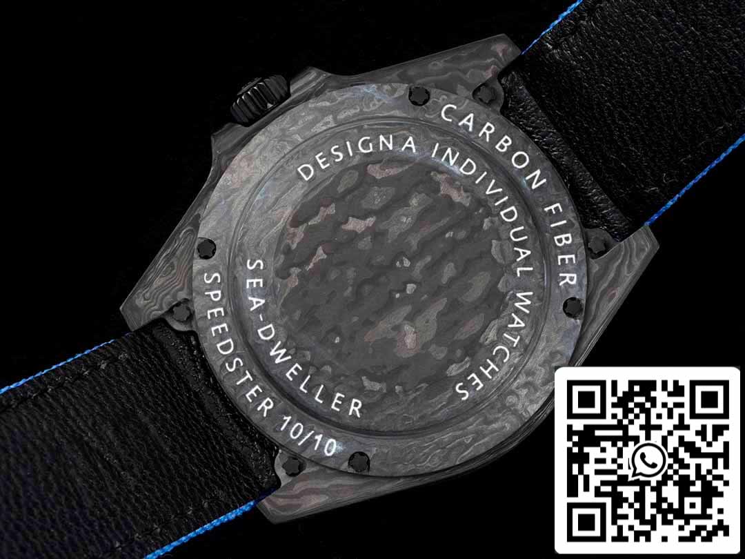 Rolex Sea-Dweller 1:1 edizione migliore Diw Fabbrica fibra di carbonio quadrante blu