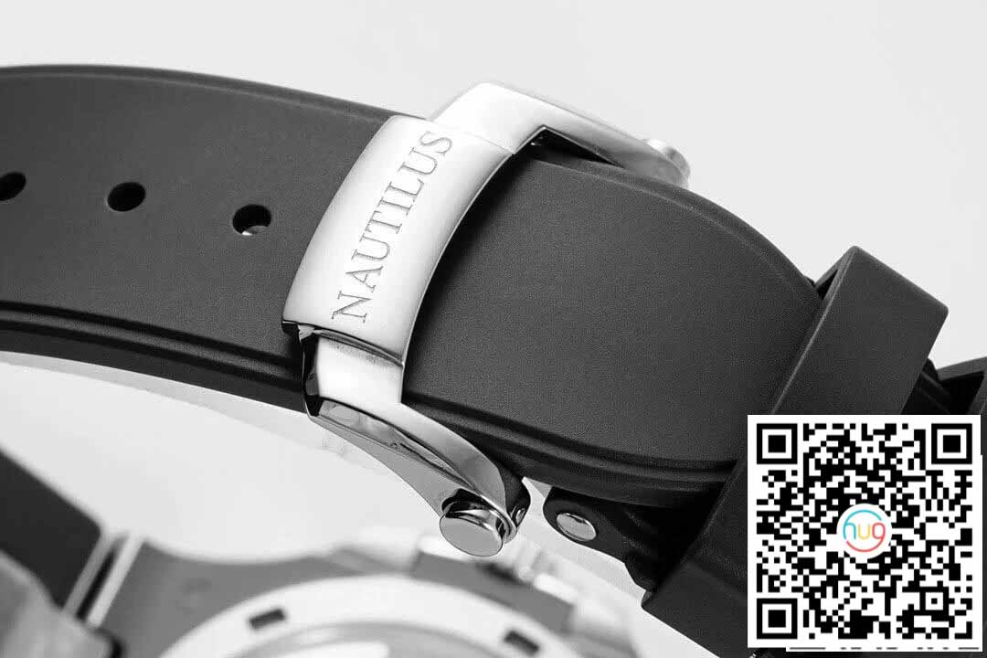 Patek Philippe Nautilus 5726/1A-010 1:1 Best Edition PPF Fabbrica Black Rubber cinturino