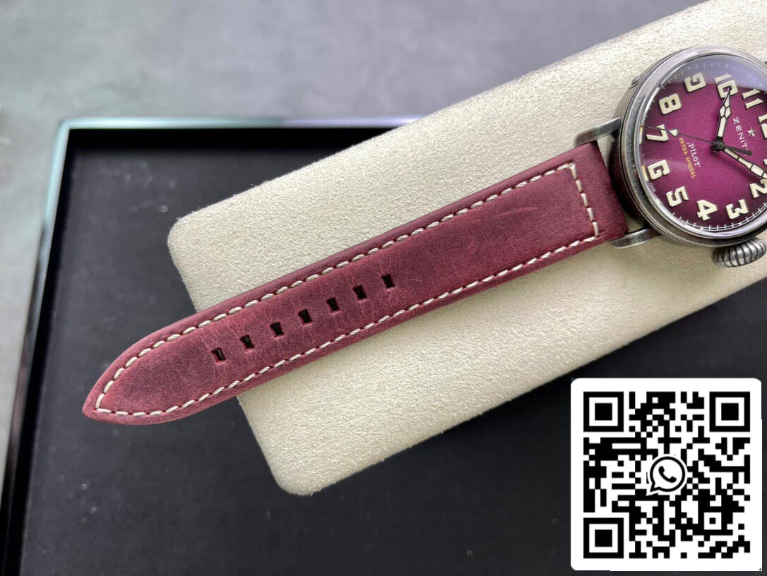 Zenith Pilot 11.2430.679.21.C801 XF Fabbrica 1:1 Best Edition Swiss ETA9015 Pink dial