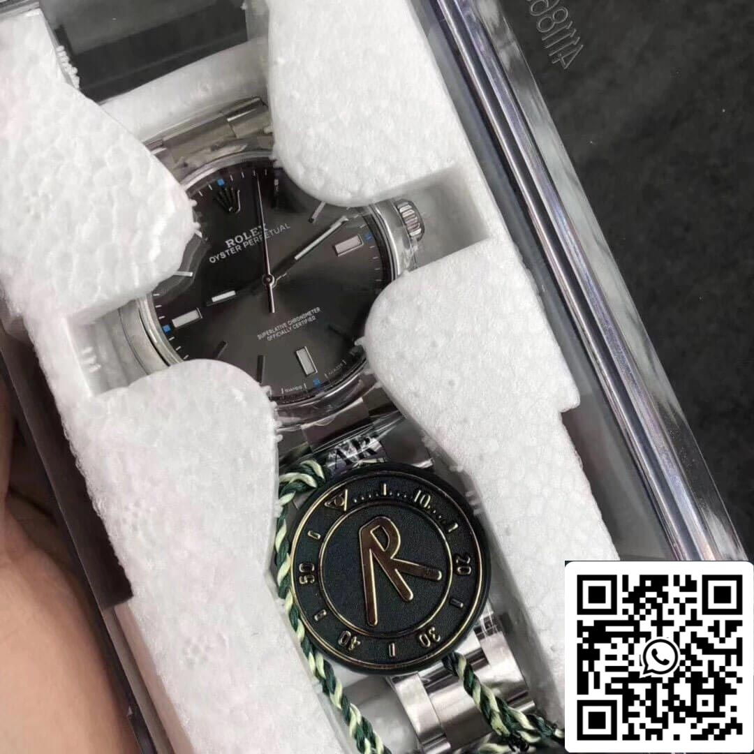 Rolex Oyster Perpetual 114300 39MM AR Fabbrica 1:1 edizione migliore Grigio quadrante