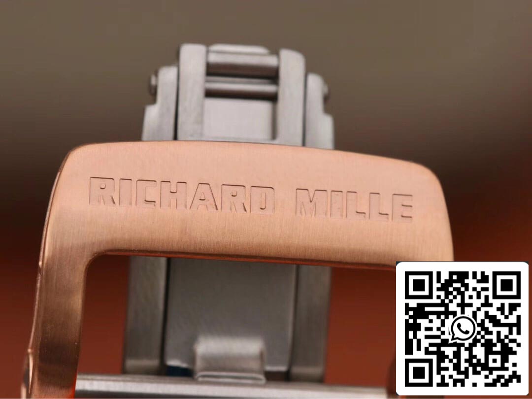 Richard Mille RM035 Americas KV Fabbrica 1:1 Best Edition Rose Gold Black cinturino