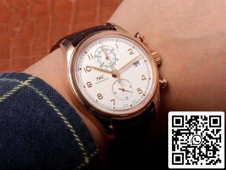 IWC Portugieser IW390301 1:1 Best Edition ZF Fabbrica White Dial