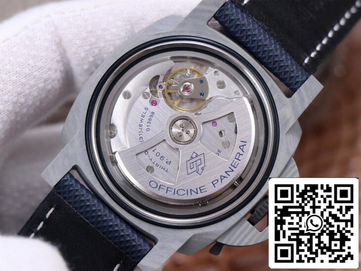 Panerai Luminor PAM1663 1:1 edizione migliore VS Fabbrica Smoked quadrante blu