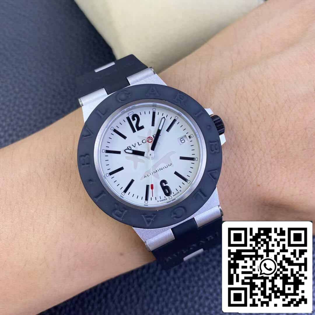 Bvlgari Aluminium Steve Aoki 103539 1:1 edizione migliore BV Fabbrica quadrante bianco