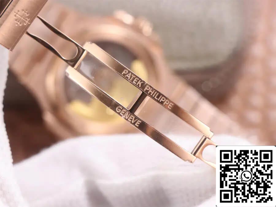 Patek Philippe Nautilus 5711/1R-001 1:1 Best Edition PPF Fabbrica V4 Rose Gold Brown Dial Swiss ETA324