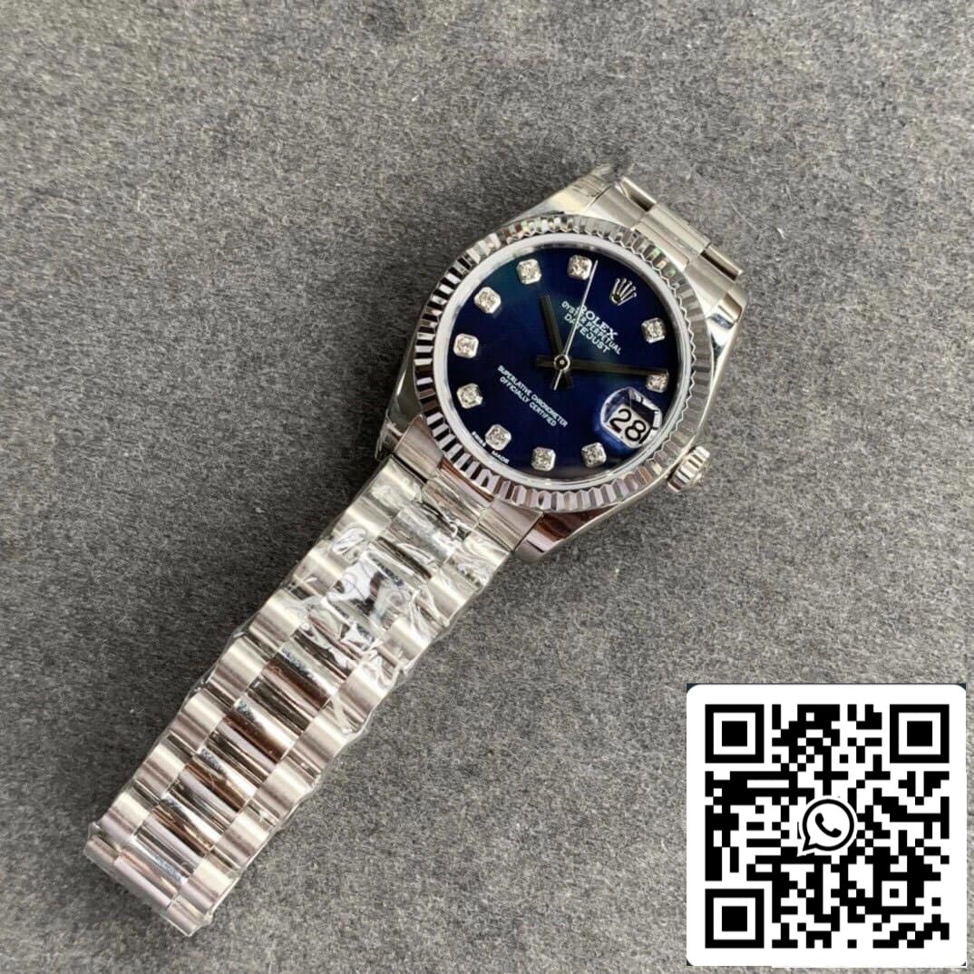 Rolex Datejust 31MM 1:1 edizione migliore GS Fabbrica quadrante blu