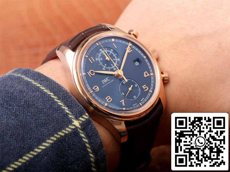 IWC Portugieser IW390305 1:1 Best Edition ZF Fabbrica Blue Dial