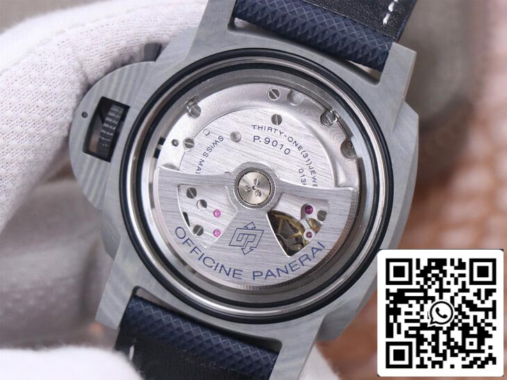 Panerai Luminor PAM1663 1:1 edizione migliore VS Fabbrica Smoked quadrante blu