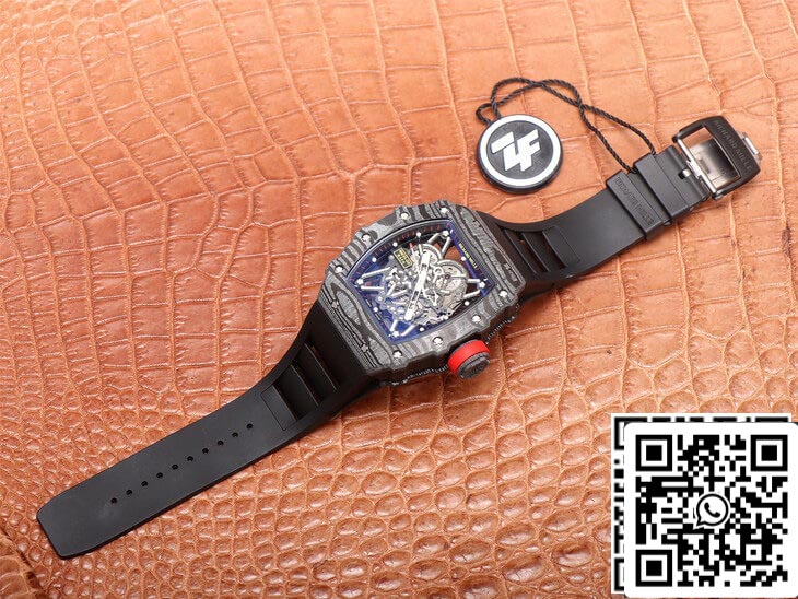 Richard Mille RM35-02 1:1 Best Edition ZF Fabbrica Carbon Fiber Case