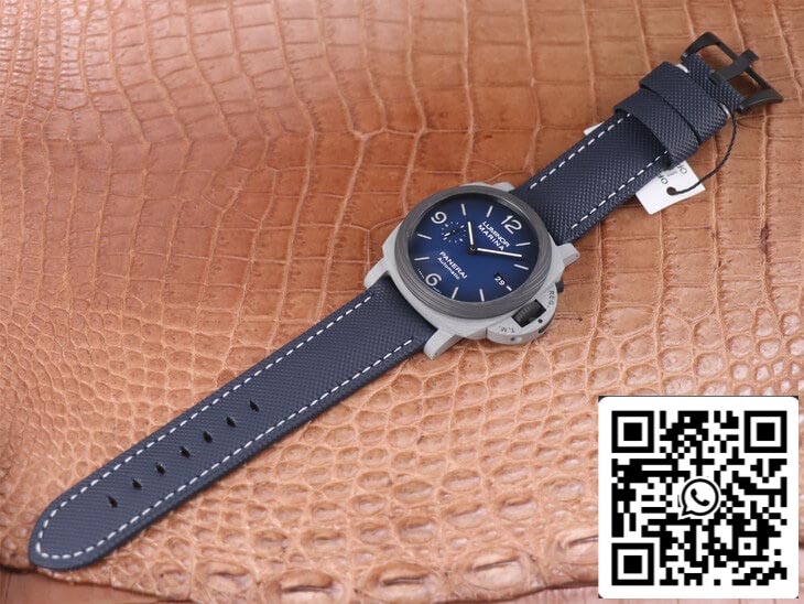 Panerai Luminor PAM1663 1:1 edizione migliore VS Fabbrica Smoked quadrante blu