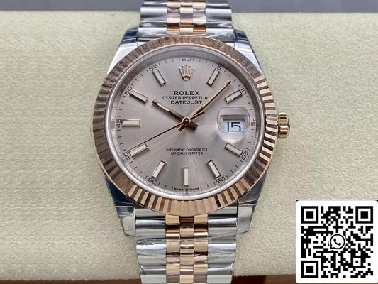 Rolex Datejust M126331-0010 1:1 edizione migliore VS Fabbrica Rosa Oro