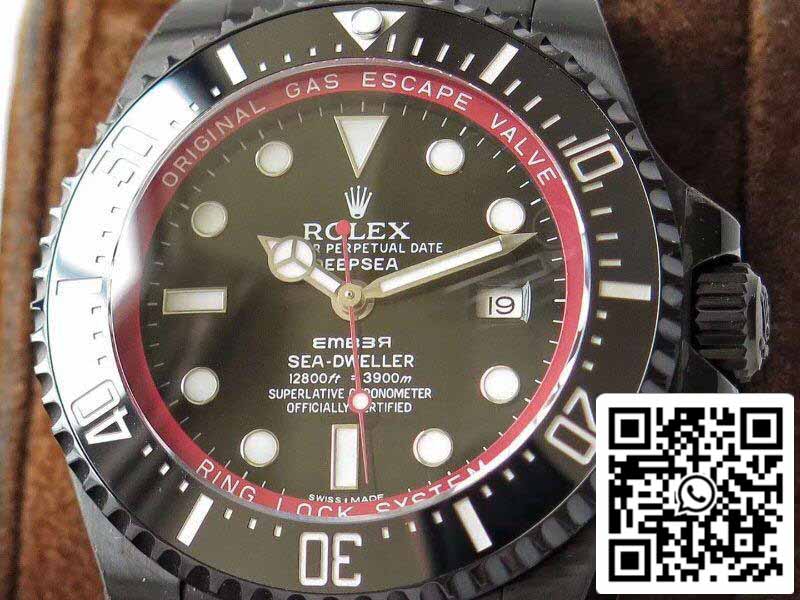 Rolex Sea-Dweller 116660 VR Fabbrica 1:1 Best Edition Swiss ETA2836 Black Dial