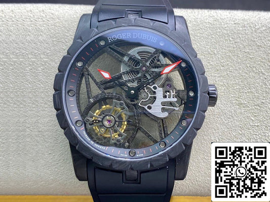 Roger Dubuis Excalibur DBEX0577 1:1 edizione migliore BBR Fabbrica Tourbillon scheletrato quadrante