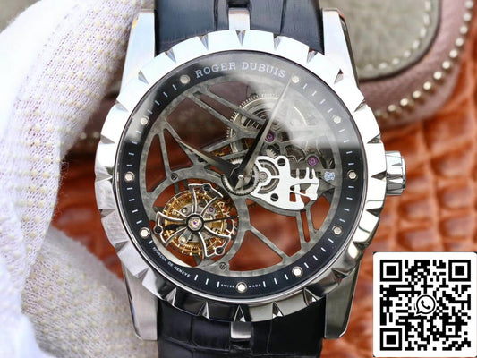 Roger Dubuis Excalibur RDDBEX0393 1:1 edizione migliore JB Fabbrica Tourbillon Skeleton Dial