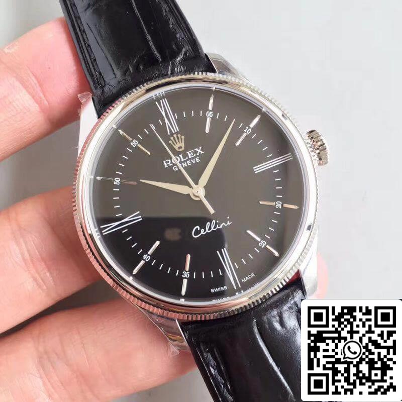Rolex Cellini 50509 MKS Fabbrica Black Dial 1:1 Best Edition Swiss ETA3132