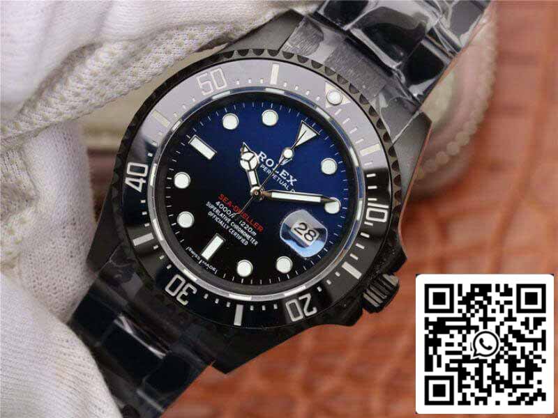 Rolex Deepsea Sea-Dweller 116660 1:1 Melhor Edição Suíça ETA2836 Gradiente Dial