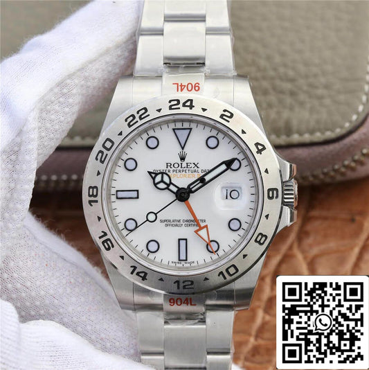 Rolex Explorer M216570-0001 1:1 edizione migliore GM Fabbrica V4 quadrante bianco