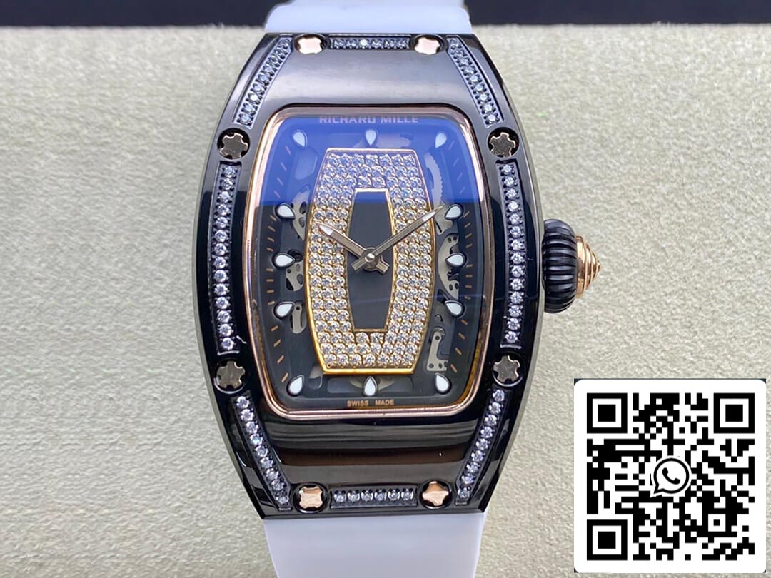 Richard Mille RM 07-01 1:1 Best Edition RM Fabbrica Black Ceramic Case